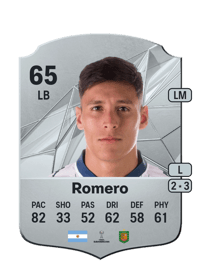 Nazareno Romero Rare 65 OVR