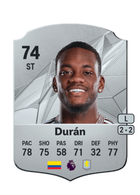 Jhon Durán Rare 74 OVR
