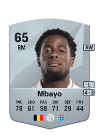 Dylan Mbayo Common 65 OVR