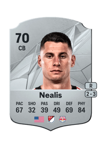 Sean Nealis Rare 70 OVR