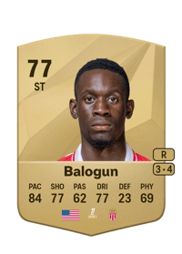 Folarin Balogun Common 77 OVR