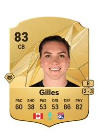Vanessa Gilles Rare 83 OVR
