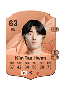 Kim Tae Hwan Rare 63 OVR