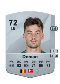Olivier Deman Common 72 OVR