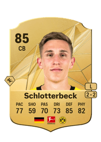 Nico Schlotterbeck Rare 85 OVR