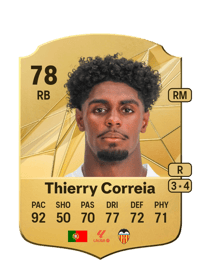 Thierry Correia Rare 78 OVR