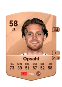Oskar Opsahl Common 58 OVR