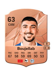 Nassim Boujellab Rare 63 OVR