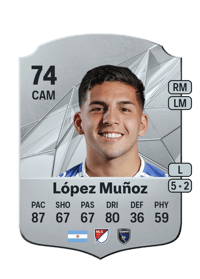 Hernán López Muñoz Rare 74 OVR