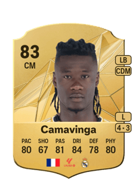 Eduardo Camavinga Rare 83 OVR