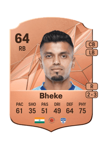 Rahul Bheke Rare 64 OVR