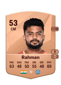 Mobashir Rahman Common 53 OVR