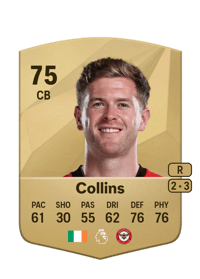 Nathan Collins Common 75 OVR