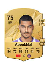 Zakaria Aboukhlal Rare 75 OVR