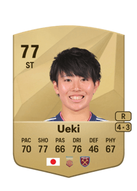 Riko Ueki Common 77 OVR