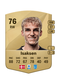 Gustav Isaksen Common 76 OVR