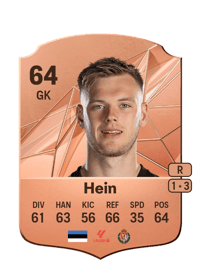 Karl Hein Rare 64 OVR