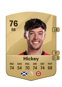 Aaron Hickey Common 76 OVR