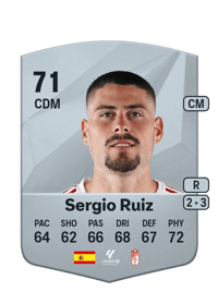Sergio Ruiz Common 71 OVR