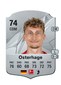 Patrick Osterhage Rare 74 OVR
