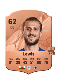 Joe Lewis Rare 62 OVR