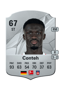Sirlord Conteh Rare 67 OVR