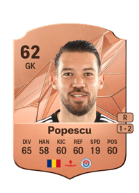 Iustin Popescu Rare 62 OVR