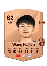 Wang Haijian Common 62 OVR