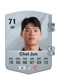 Choi Jun Common 71 OVR