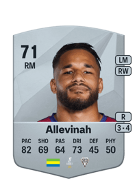 Jim Allevinah Common 71 OVR