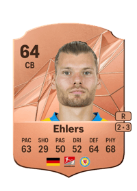 Kevin Ehlers Rare 64 OVR