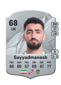 Allahyar Sayyadmanesh Rare 68 OVR