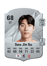 Seo Jin Su Rare 68 OVR
