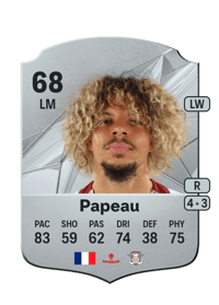 Jayson Papeau Rare 68 OVR