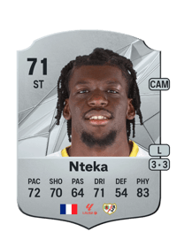 Randy Nteka Rare 71 OVR