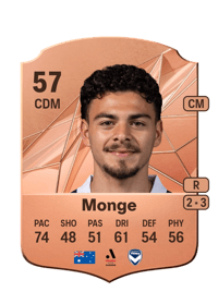 Fabian Monge Rare 57 OVR