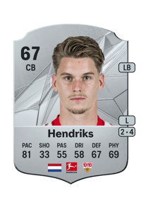 Ramon Hendriks Rare 67 OVR