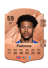 Bryan Fiabema Rare 59 OVR