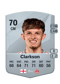 Leighton Clarkson Common 70 OVR