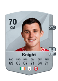 Jason Knight Common 70 OVR