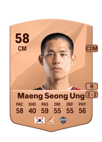 Maeng Seong Ung Common 58 OVR