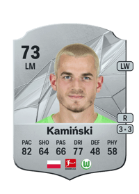 Jakub Kamiński Rare 73 OVR