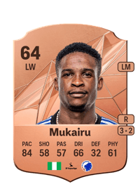 Paul Omo Mukairu Rare 64 OVR