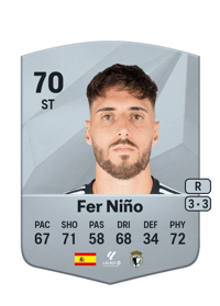 Fer Niño Common 70 OVR