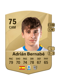 Adrián Bernabé Common 75 OVR