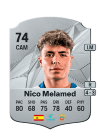 Nico Melamed Rare 74 OVR