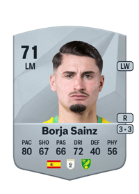 Borja Sainz Common 71 OVR