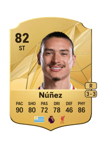 Darwin Núñez Rare 82 OVR