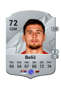 Kristijan Belić Rare 72 OVR