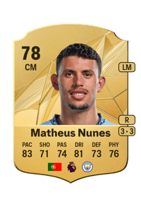 Matheus Nunes Rare 78 OVR